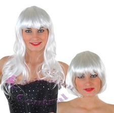 LADY GAGA STYLE WIGS WHITE
