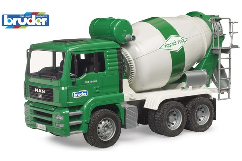 Bruder man tga cement - cement, mixer