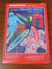 TRON DEADLY DISC INTELLIVISION NEW OLD STOCK FACTORY SEALED GAME 1982 MATTEL