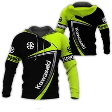Kawasaki Ninja Motorcycle Motrbike Lightweight Pullover Hoodie - 4 Designs - New