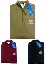 ADIDAS LONG SLEEVE BRAND NEW QUARTER ZIP HIGH NECK JUMPER