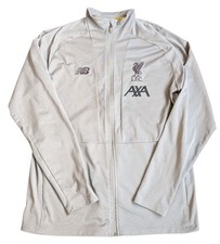 Liverpool FC New Balance Full Zip Training Top Long Sleeve Zipped Pockets Large 