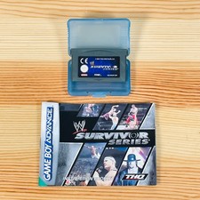 WWE Survivor Series GBA Game Boy Advance THQ Fighting Game Cartridge & Manual