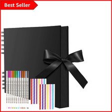Elegant 80-Page Black
