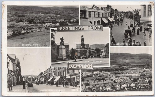 Maesteg rppc vintage postcard - rppc,