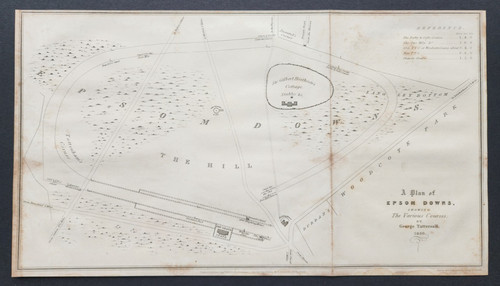 Antique 1840 epsom downs - 1840,