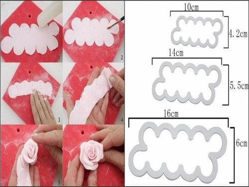 Rose flower cake mould - cake, cutter