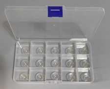 Sewing Machine Universal Bobbins (x15) & Box (x1) - for Janome, Brother, Singer