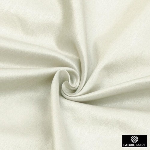 Ivory faux silk fabric the - silk,
