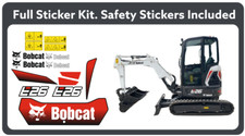 Bobcat E26 (Type 2) Mini Digger Sticker Kit . Excavator Decal Kit .