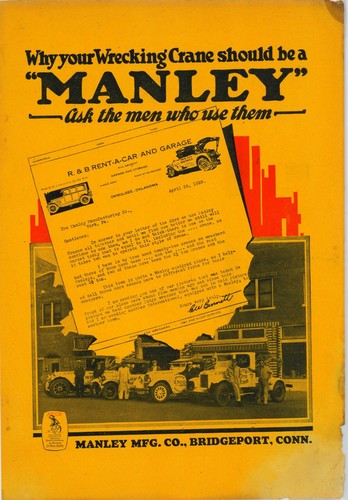 1928 manley mfg - 1928, ad: