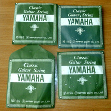 yamaha 4 classic guitar strings ns114d ns116e ns115a ns113g japan