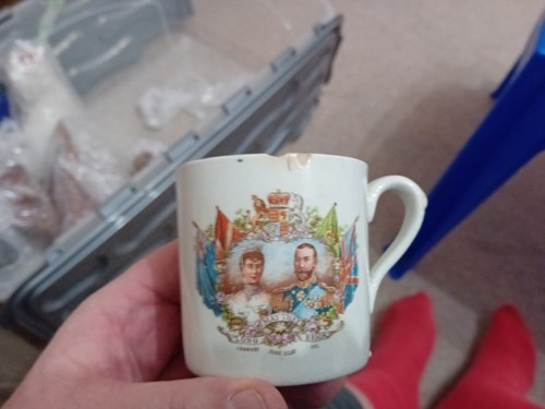 George coranation mug has - george,