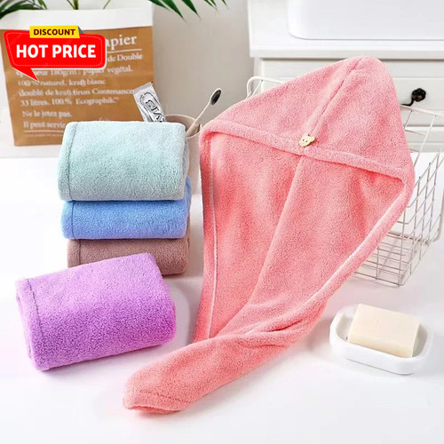 Microfiber hair towel - microfiber,