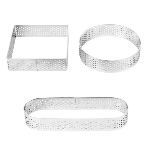 Pcs perforated pastry molds - 3,