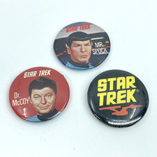 Star Trek Characters Pin Badge