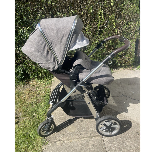 Silver cross grey single - grey,