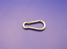 Carabiner Snap Spring Hook A4 316 Stainless Steel Marine Grade Clip 60mm long