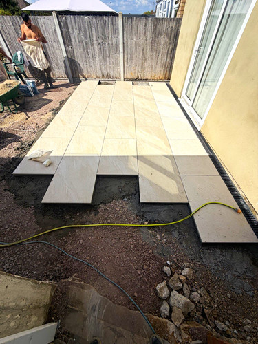 Rectangular grey stone paver - rectangular,