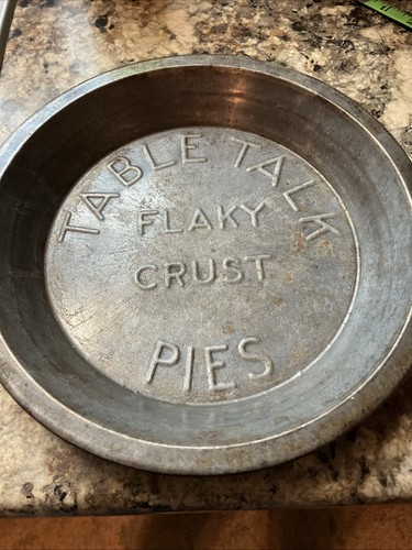Vintage pie plate table talk - pie,
