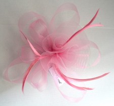 NEW Pink Looped Net Feather