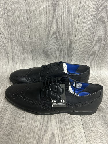 Men firetrap black leather - black,