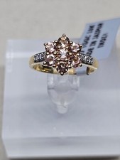 9k Gold Imperial Topaz & White