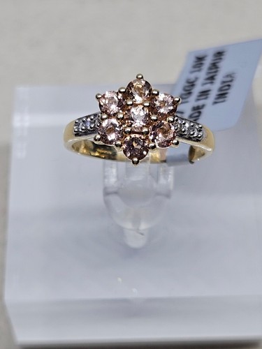 Gold imperial topaz - &, white