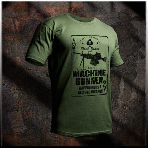 Machine gunner shirt - machine,
