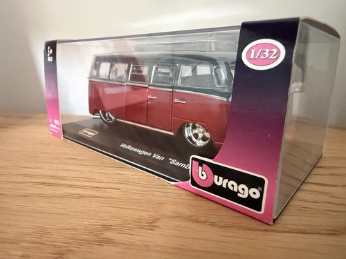 Burago volkswagen van samba - volkswagen,