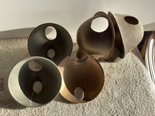 Antique Oil Lamp Reflectors. Free U.K.  postage.