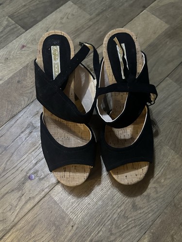 Buffalo black cork wedge - buffalo,