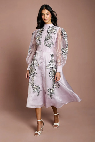 Coast blush fit flare dress - blush,