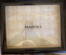 Pandora Glass Top Black Lawyer Jewell’s Display Case Presentation Dealer Rare 