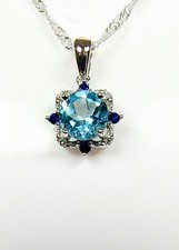 Natural Blue 1.7 Carat Topaz