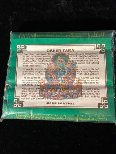 Green tara prayer - prayer, flags