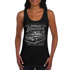 Grand Slammed Classic Pickup Women's Tank Top Hot Rod Custom Vintage Truck