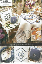 Simplicity Vintage 1995 Home Tea Table Cloth Napkins Accessories Pattern 9530