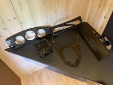 Jaguar XJ8 XJR Charcoal Wood Interior Centre Console Dash Fascia Sport Set X308