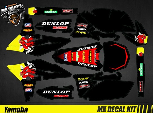 Decal kit for yamaha - kit, red