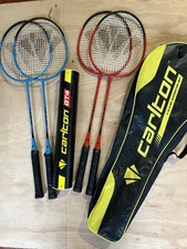 Carlton 4-Player Badminton Set 4 Rackets Plus Shuttlecocks