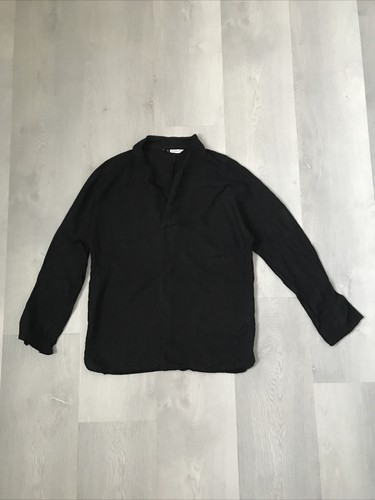 Black 100 linen - black,