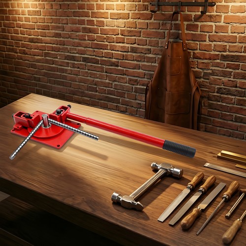 Manual rebar bender red - manual, bender,