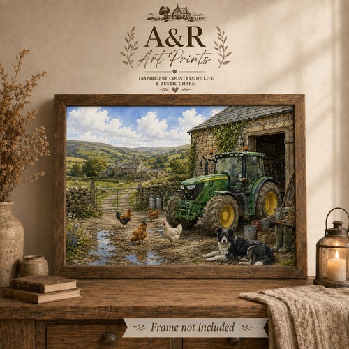 John deere tractor border - deere,