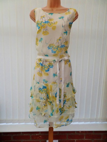 Monsoon white blue yellow - white,