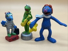 Muppets Bundle – Vintage PVC Figures Kermit Grover Gonzo 1980s–90s Collector Set