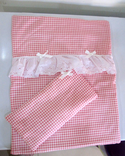New pink gingham - gingham, 100%