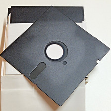 1x BLANK 5.25 FLOPPY DISK FORMATTED BLACK VERIFIED TESTED WORKING
