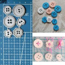 Metal Cutting Dies Buttons Scrapbooking Embossing Paper Card Album Stencils DIY 