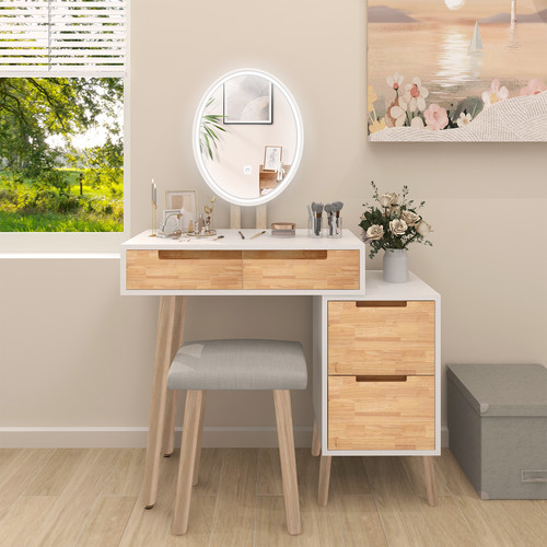 Dressing table vanity set - vanity, with